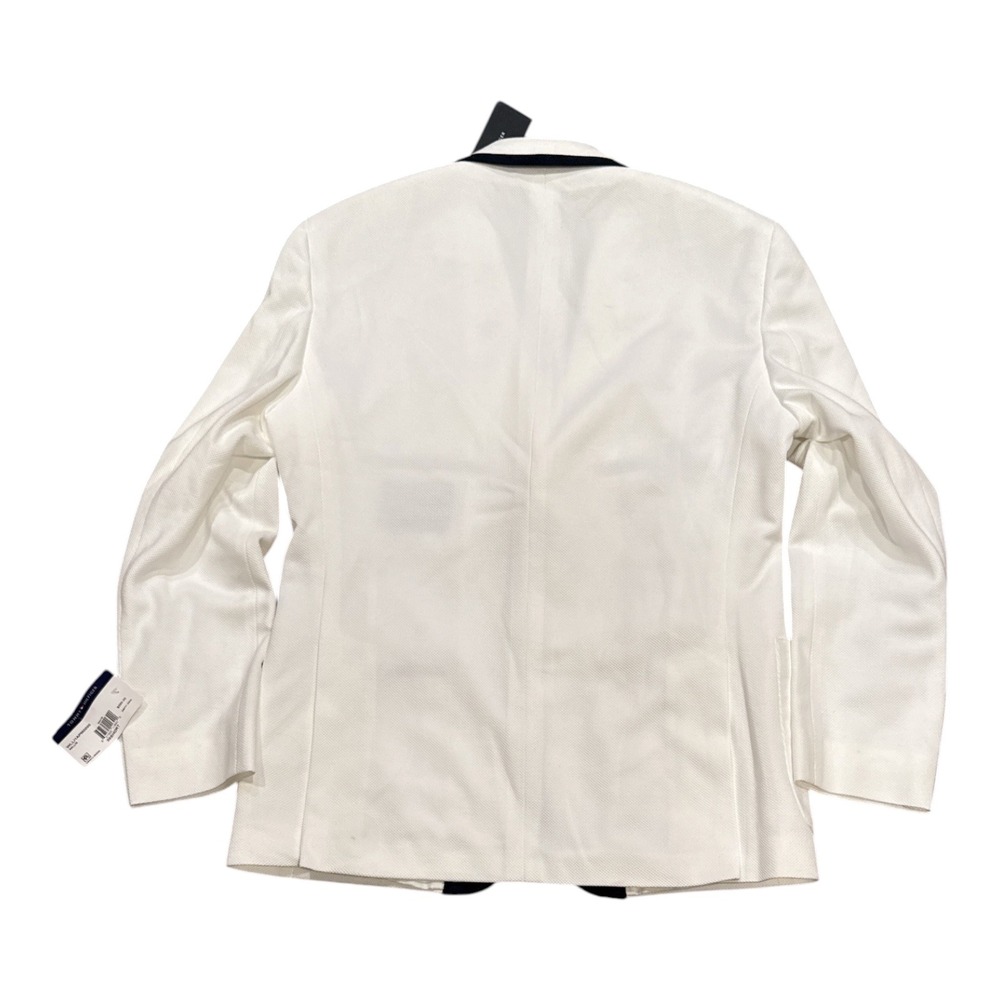 Tommy Hilfiger Willis Blazer Mens 38S White Blue Piping Sport Coat Yacht Preppy - Picture 4 of 7